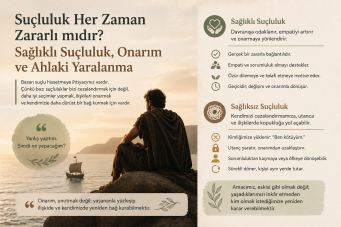 Suçluluk her zaman zararlı mıdır? sağlıklı suçluluk, onarım ve ahlaki yaralanma