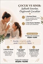 Çocuk ve sınır / şefkatli sınırlar , özgüvenli çocuklar