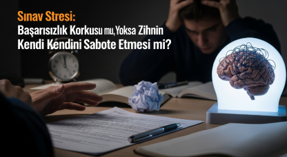 Sınav stresi: başarısızlık korkusu mu, yoksa zihnin kendi kendini sabote etmesi mi?