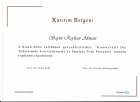 Katılım belgesi