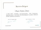 Katılım belgesi