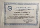 Üniversite Ders Sertifikası