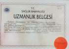 Uzmanlık Belgesi