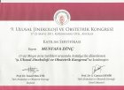 9. ULUSAL JİNEKOLOJİ VE OBSTETRİK KONGRESİ