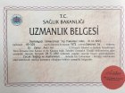 Uzmanlık belgesi