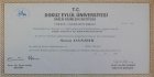 Yüksek lisans diploma
