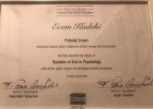 Özyeğin Üniversitesi Psikoloji Lisans Diploması