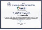 İstanbul Arel Üniversitesi-Katılım Sertifikası