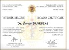 Ömer Buhşem Yeterlilik Belgesi