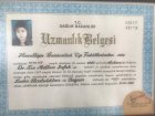 Uzmanlık Belgesi