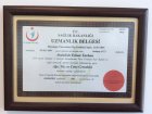 Uzmanlık Belgesi