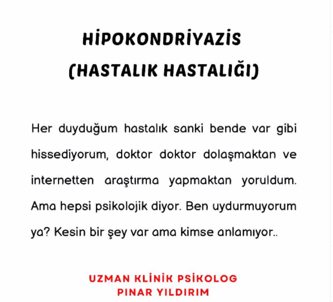 Hastalık Hastalığı makalesi