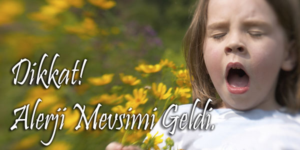 Dikkat! Alerji Mevsimi Geldi
