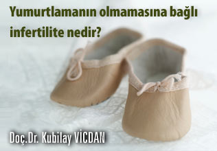 yumurtlamanın olmamasına bağlı infertilite nedir?