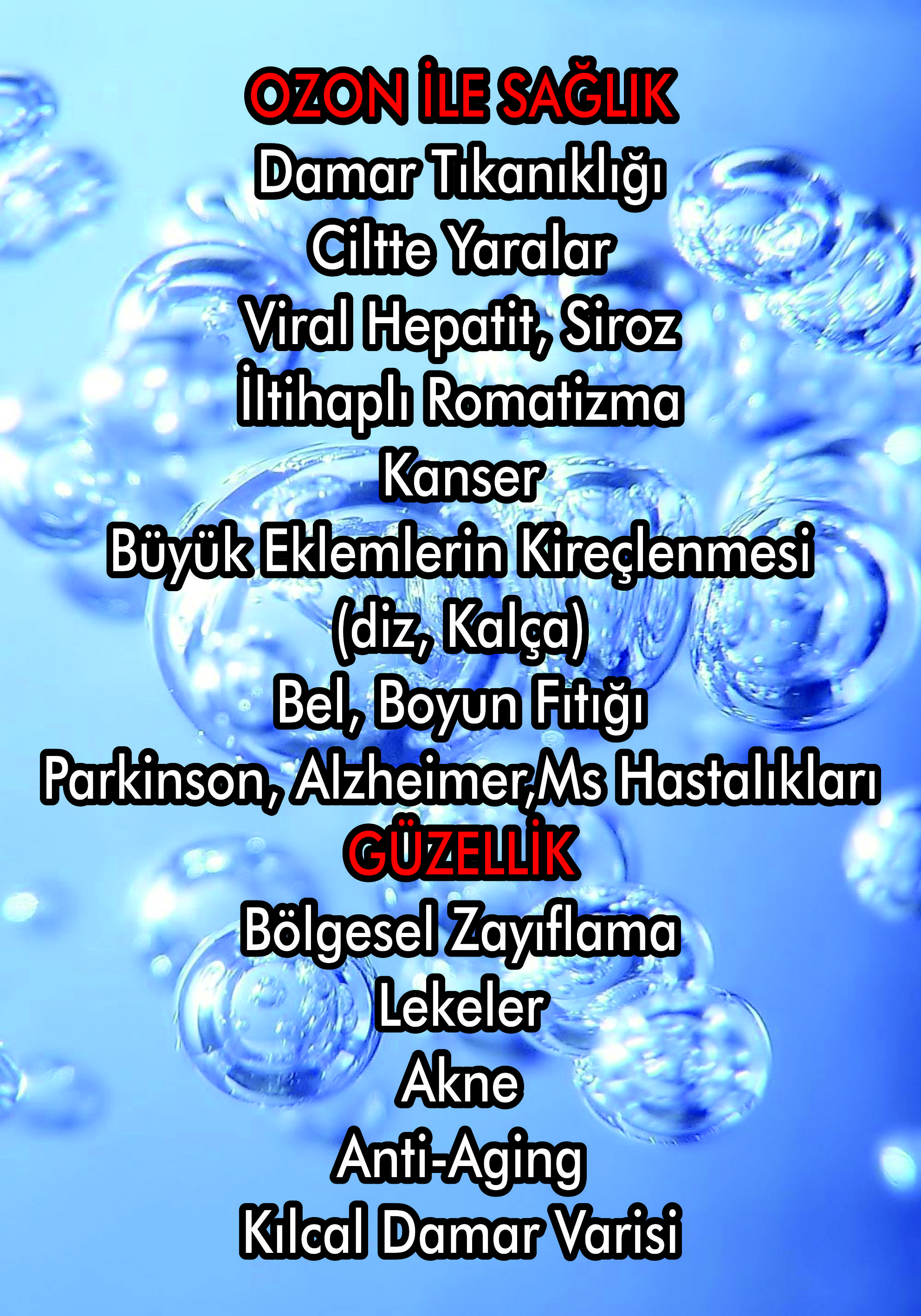 OZON TEDAVİSİ HAKKINDA