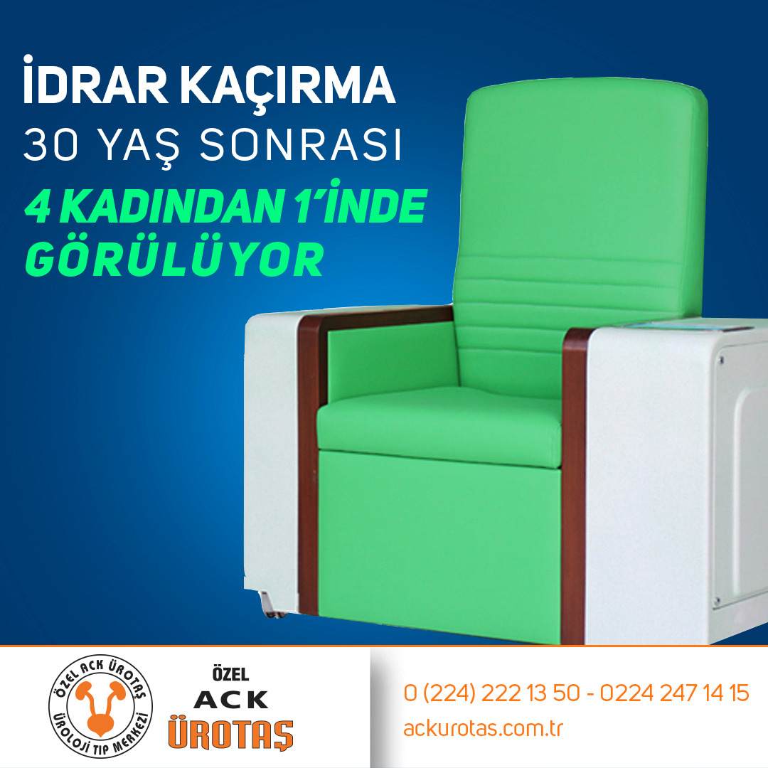 30 YAŞ SONRASI KADINLARDA İDRAR KAÇIRMA