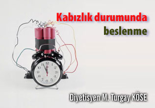 Kabızlık durumunda beslenme