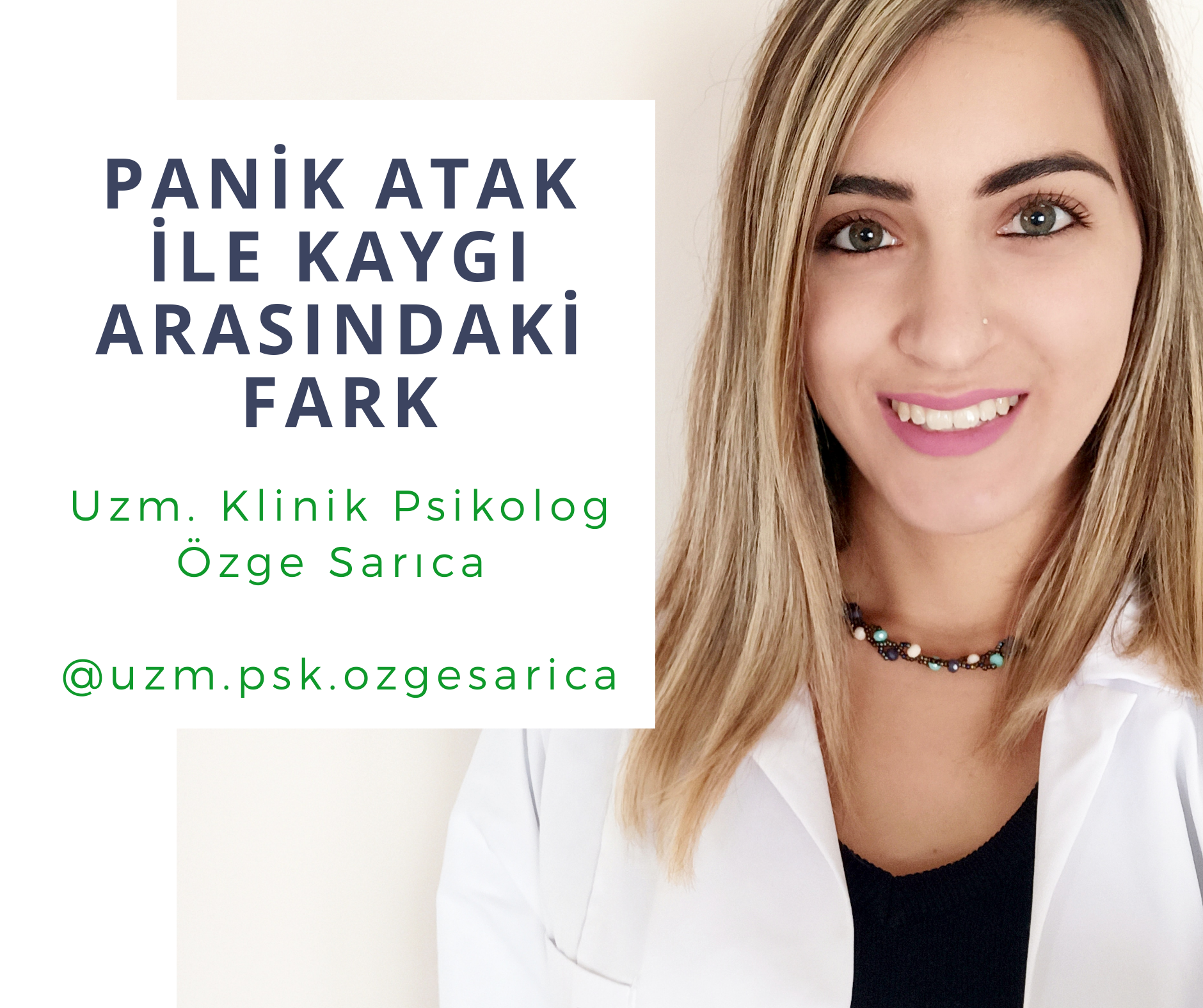 Panik atak ile kaygı arasındaki fark nedir? makalesi