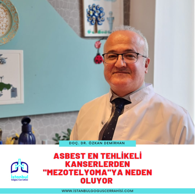 Asbest En Tehlikeli Kanserlerden "Mezotelyoma"ya Neden Oluyor?