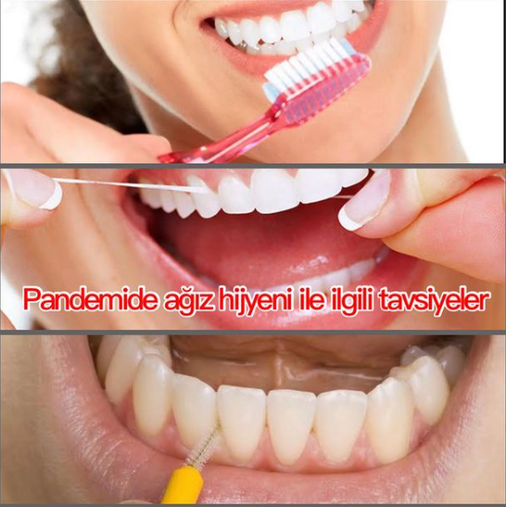 PANDEMİDE AĞIZ HİJYENİ İLE İLGİLİ TAVSİYELER makalesi
