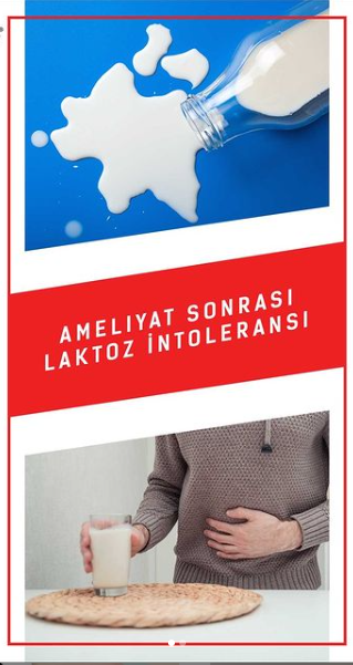 Ameliyat Sonrası Laktoz İntoleransı makalesi