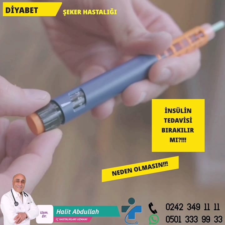 İNSÜLİN TEDAVİSİNE SON MU? NEDEN OLMASIN!!!