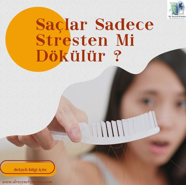 Saçlar Sadece Stresten mi Dökülür? makalesi