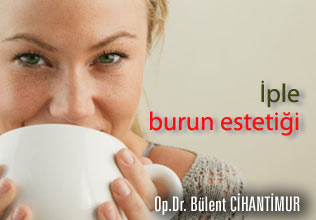 İple burun estetiği