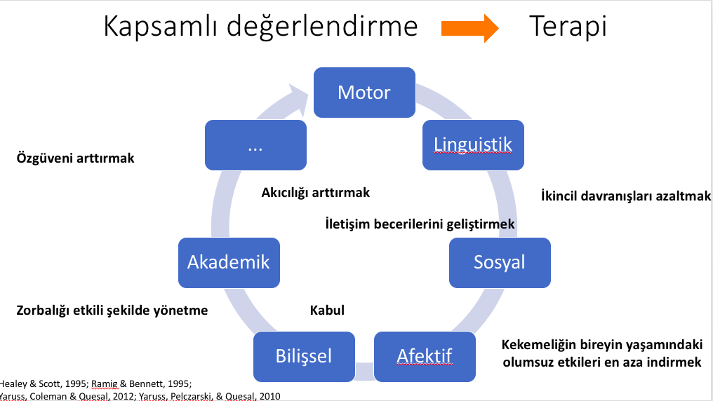 Okul Çağı, Ergen ve Yetişkin Kekemelik Terapilerinde Dil ve Konuşma Terapistlerinin Rolü