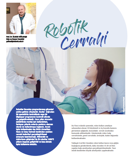 Robotik cerrahi hakkında genel bilgiler