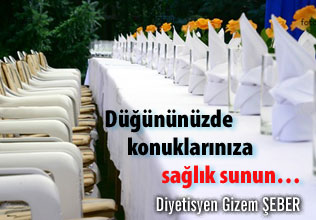 Düğününüzde konuklarınıza sağlık sunun