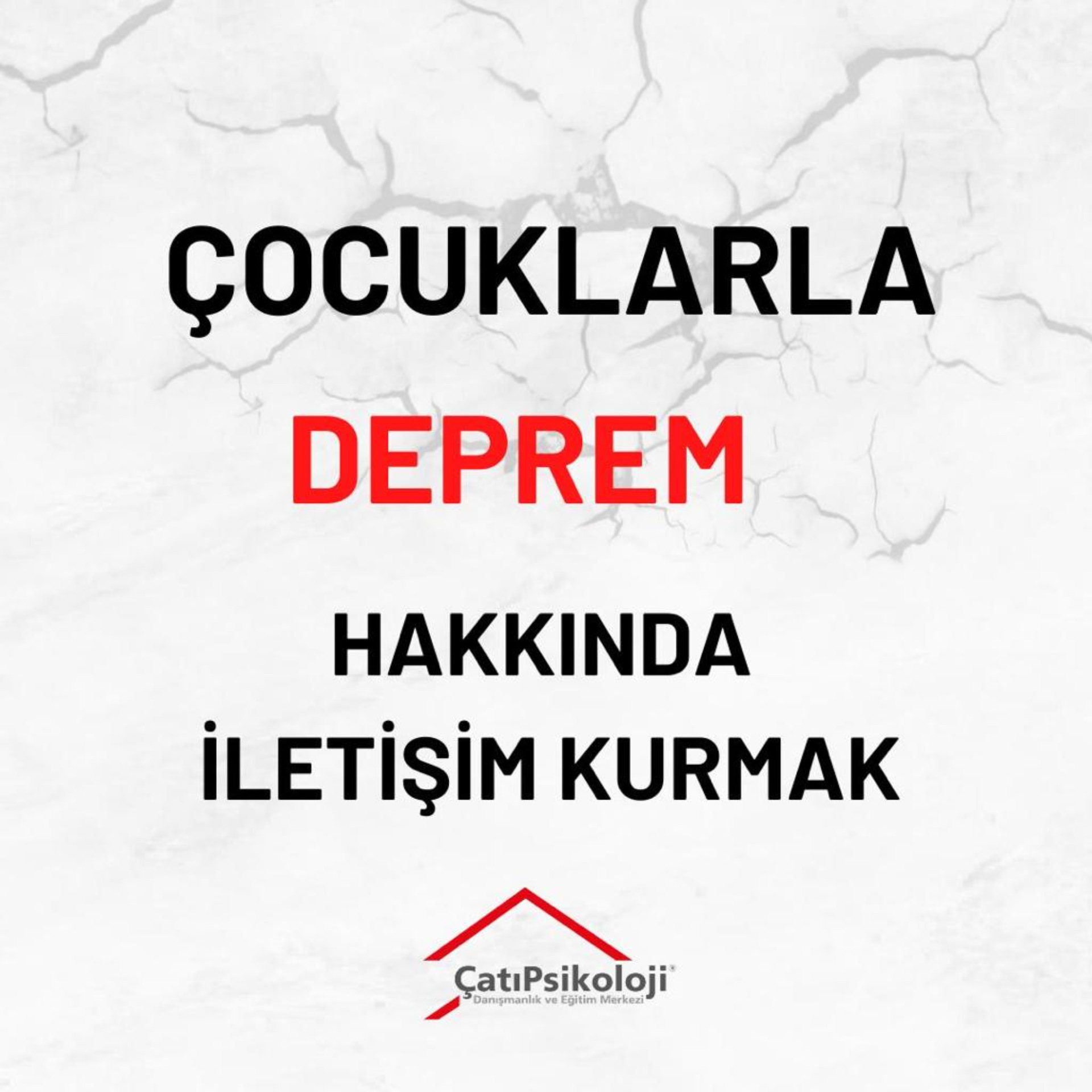 ÇOCUKLARLA DEPREM HAKKINDA İLETİŞİM KURMAK makalesi