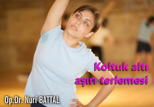 Koltuk altı aşırı terlemesi