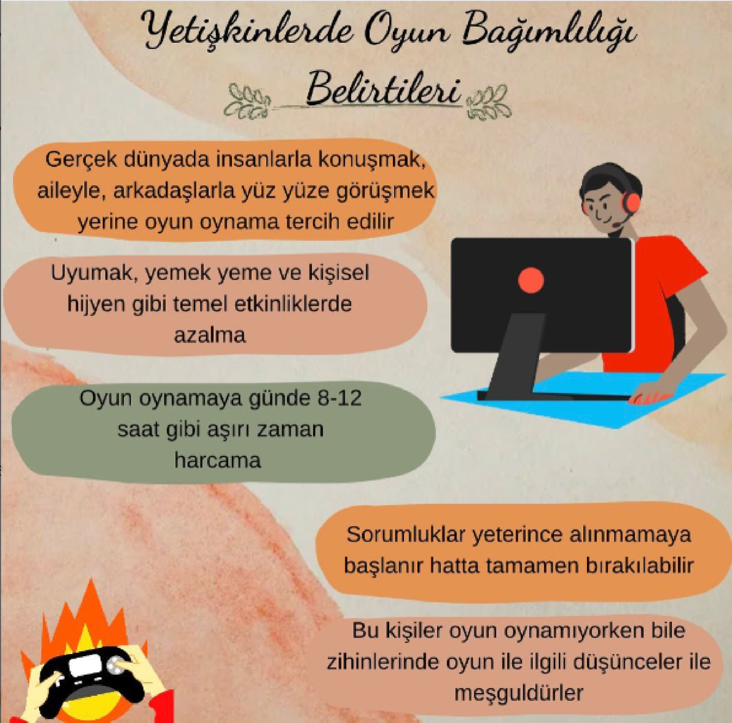 Yetişkinlerde Oyun Bağımlılığı Belirtileri
