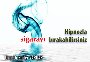 Hipnozla sigarayı bırakabilirsiniz...