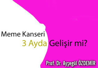 Meme kanseri 3 ayda gelişir mi?