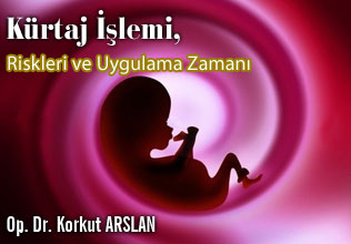 Kürtaj işlemi, riskleri ve uygulama zamanı