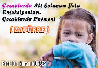 Çocuklarda Alt Solunum Yolu Enfeksiyonları, Çocuklarda Pnömoni (ZATÜRRE)