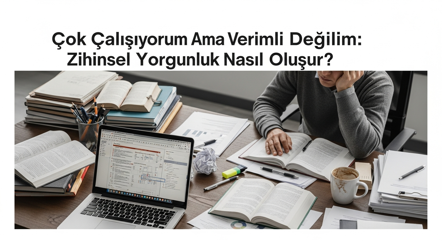 Çok Çalışıyorum Ama Verimli Değilim: Zihinsel Yorgunluk Nasıl Oluşur?