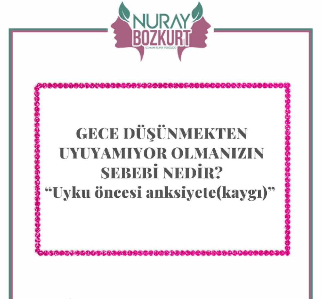 Uyku Öncesi Anksiyete
