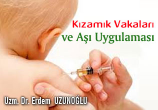 Kızamık Vakaları ve Aşı Uygulaması makalesi