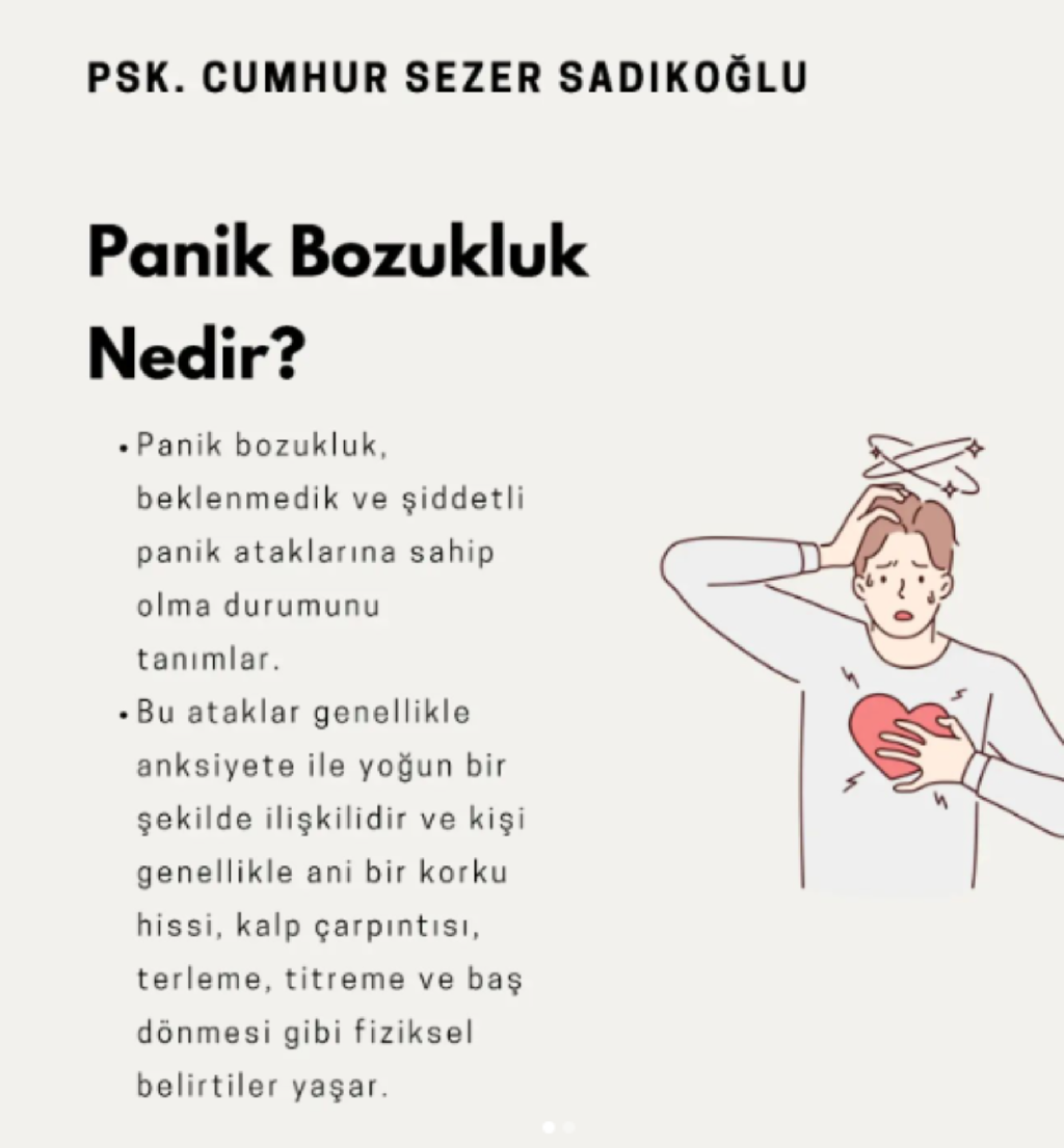 Panik Bozukluk Nedir?