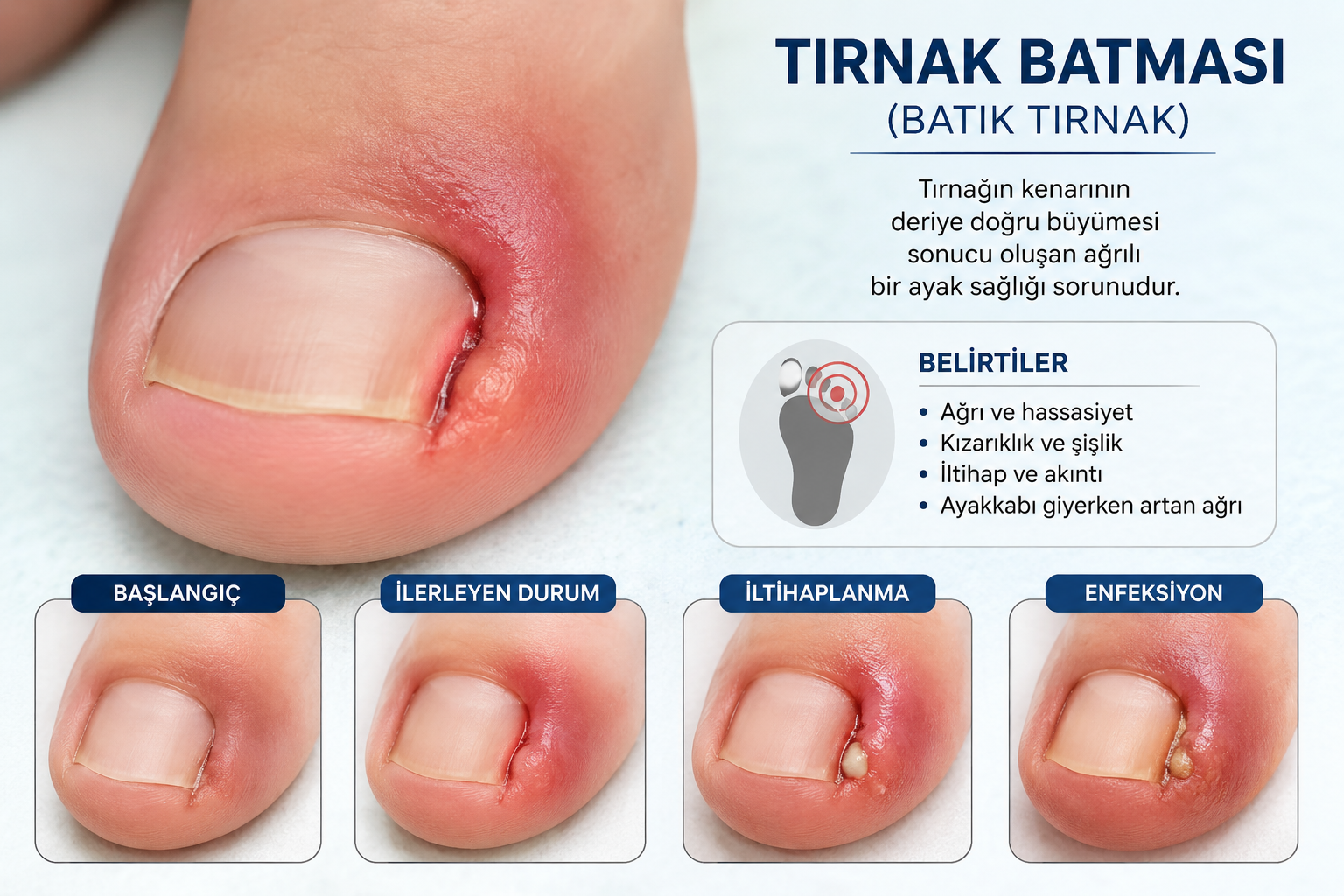 Tırnak Batması Nedir? Tedavi yöntemleri nelerdir?