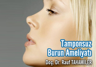 Tamponsuz burun ameliyatı nasıldır? makalesi