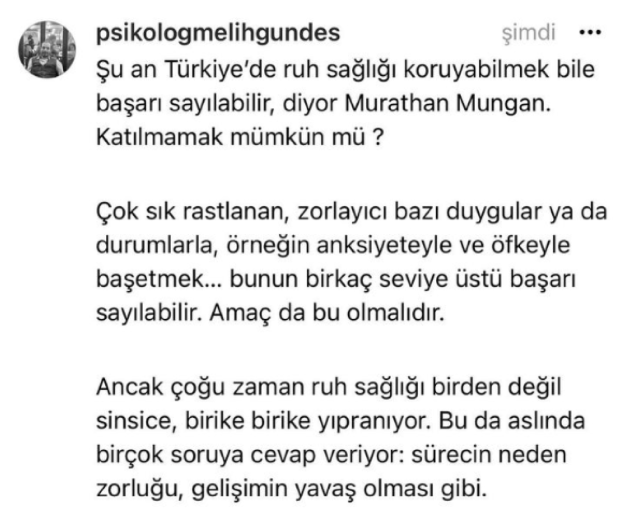 Türkiye'de Ruh Sağlığını Korumak