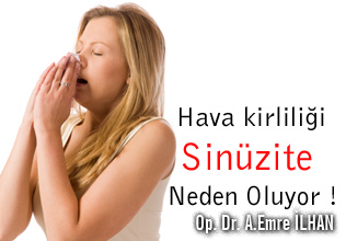 Hava kirliliği sinüzite neden oluyor!