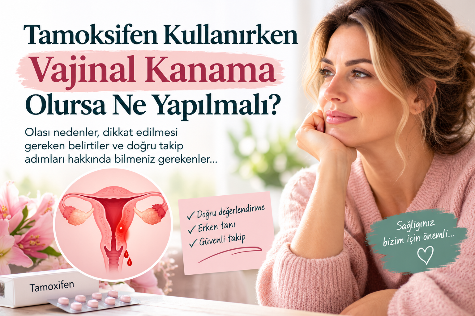 Tamoksifen Kullanırken Vajinal Kanama Olursa Ne Yapılmalı?