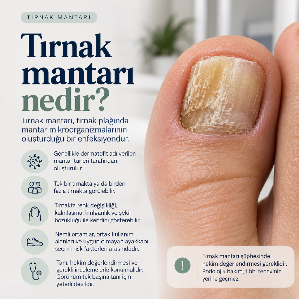 Her kalınlaşmış tırnak mantar değildir!