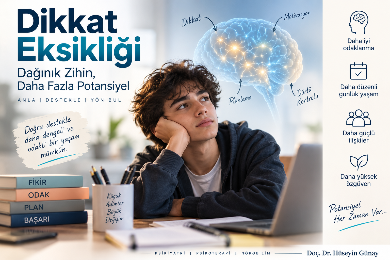 Dikkat Eksikliği Nedir? Belirtileri, Nedenleri ve Tedavisi