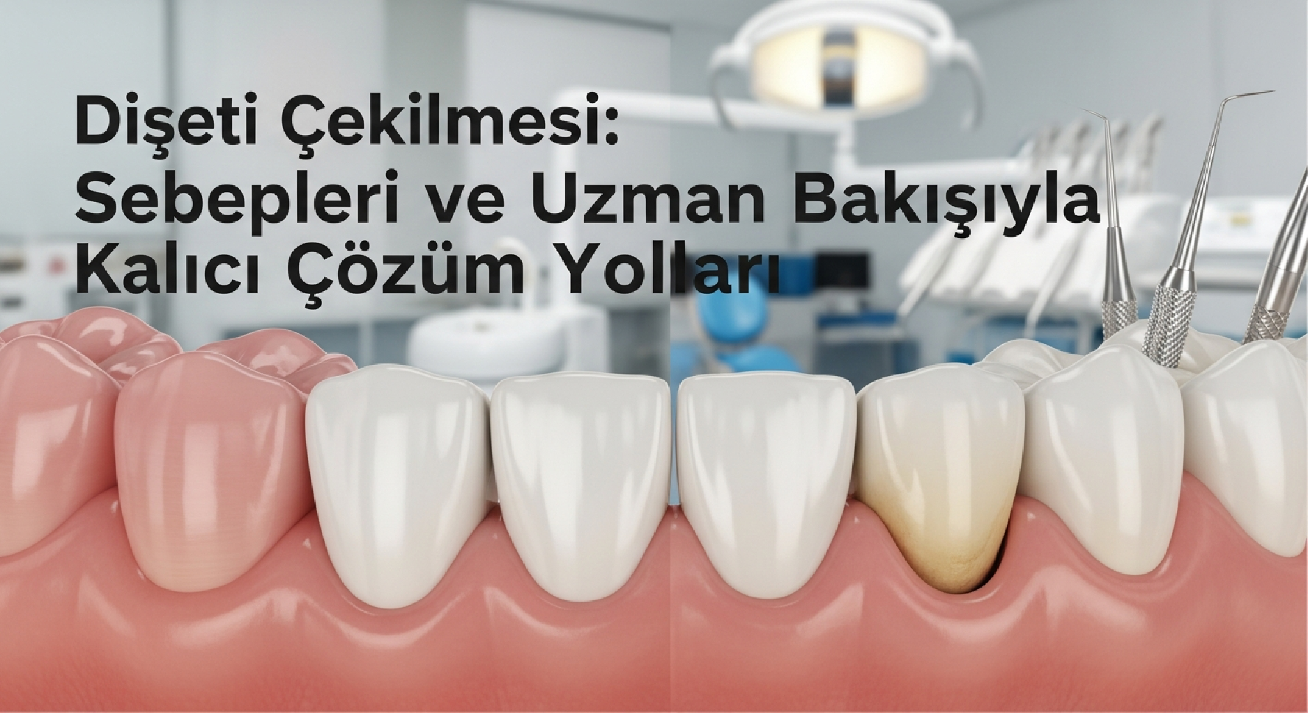 Dişeti Çekilmesi: Sebepleri ve Uzman Bakışıyla Kalıcı Çözüm Yolları